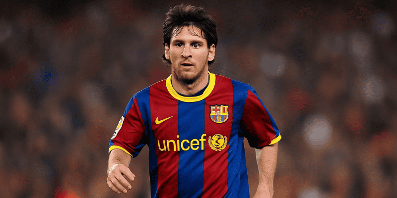 Messi trong màu áo Barcelona huyền thoại